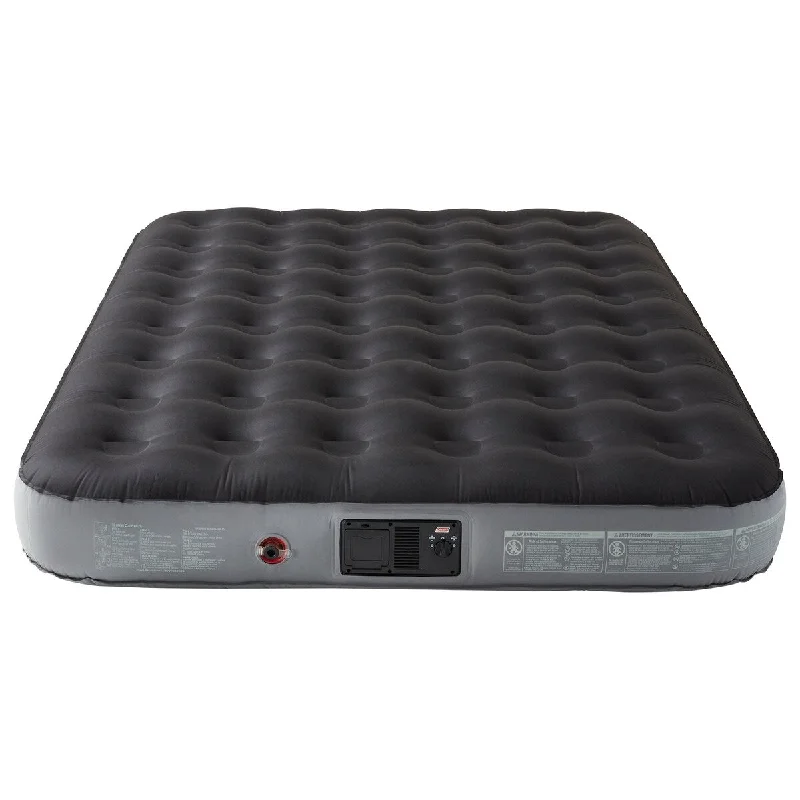 Coleman River Gorge: 9.5" Queen Airbed W/ Built-In 4D Battery Air Pump