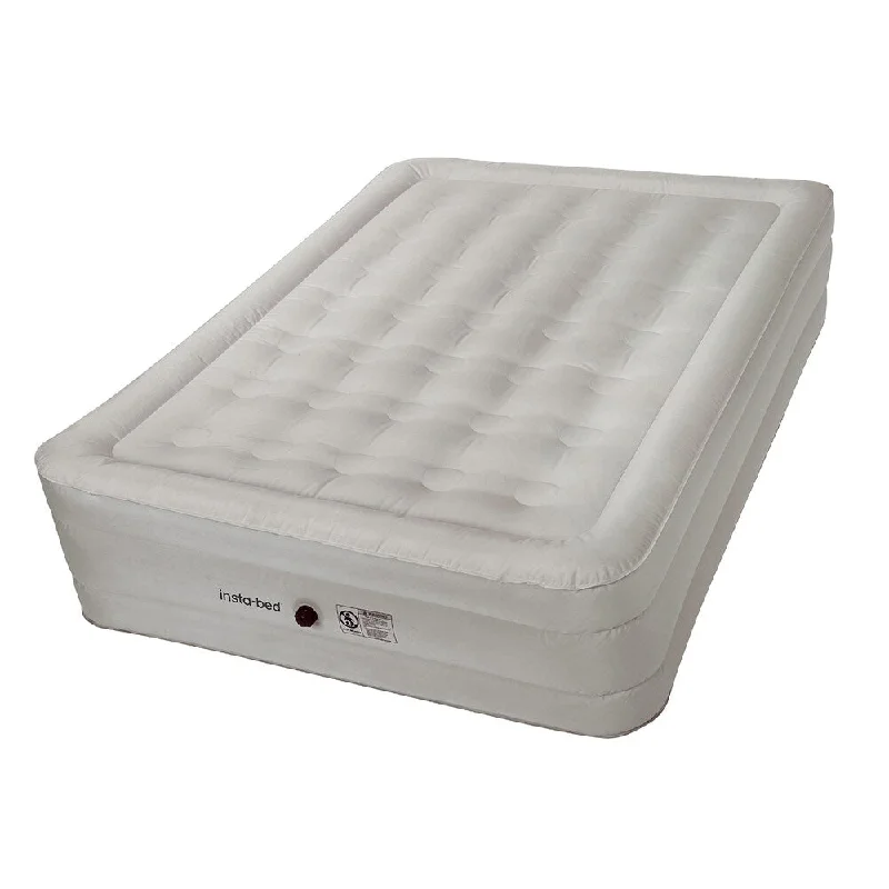 Insta-bed 14-inch Queen Airbed with NeverFLAT Fabric Technology and External AC Pump