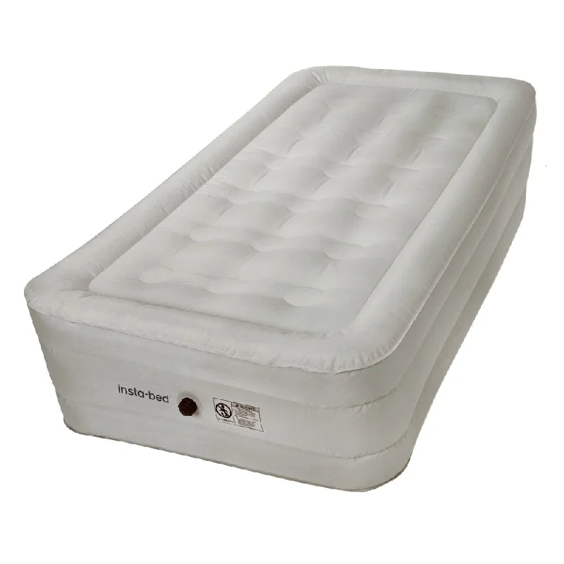 Insta-bed 14-inch Twin Airbed with NeverFLAT Fabric Technology and External AC Pump