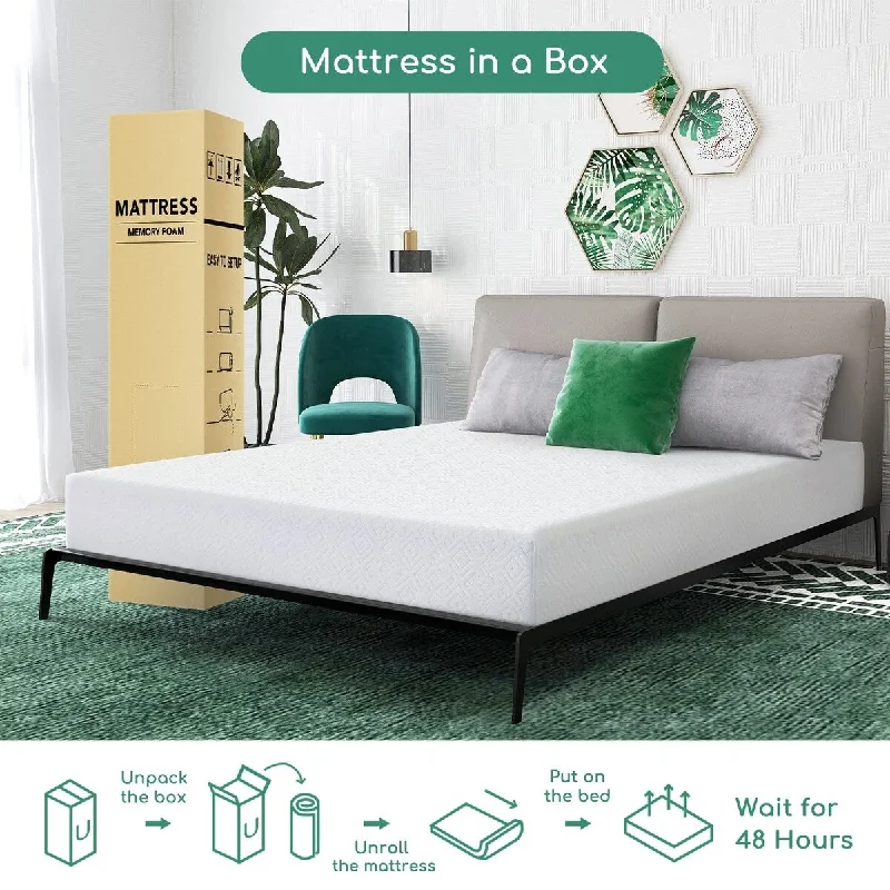 10 Inch Bed Mattress with CertiPUR-US Foam for Supportive, Cooler Sleeping & Pressure Relief