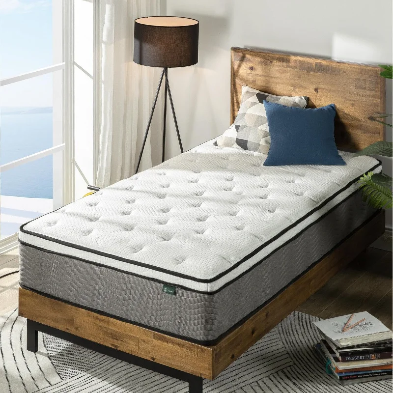 12 Inch Support Plus Pocket Spring Hybrid Mattress, Extra Firm Feel, Heavier Coils, Pocket Innersprings for Motion Isolation