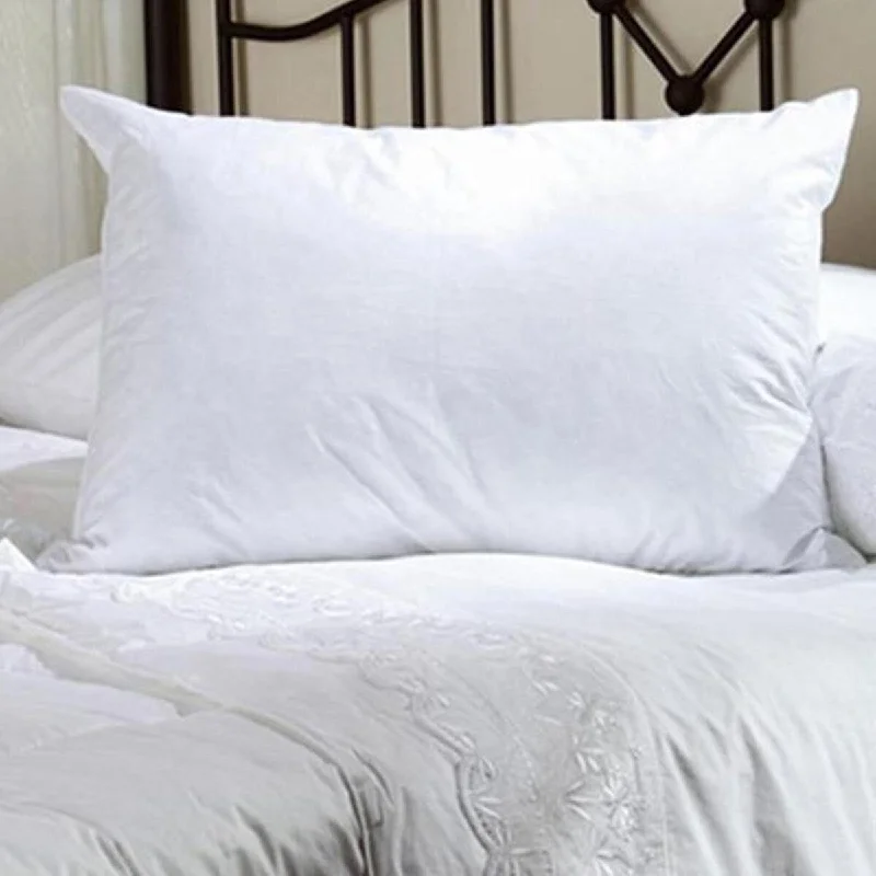 Adrien Lewis-Oasis Feather Pillow - White