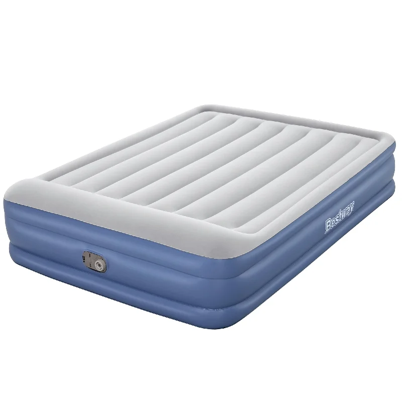 Bestway Tritech Air Mattress Queen 18" with Built-in AC Pump and Antimicrobial Coating