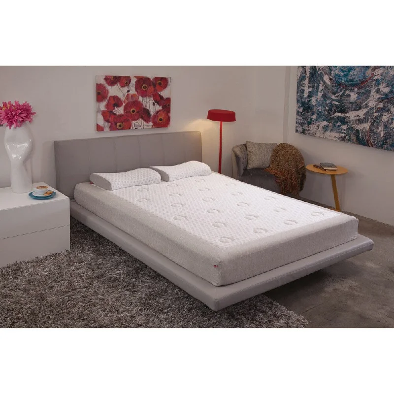 Danican Cool Pointe 8-inch King-size Memory Foam Mattress - White