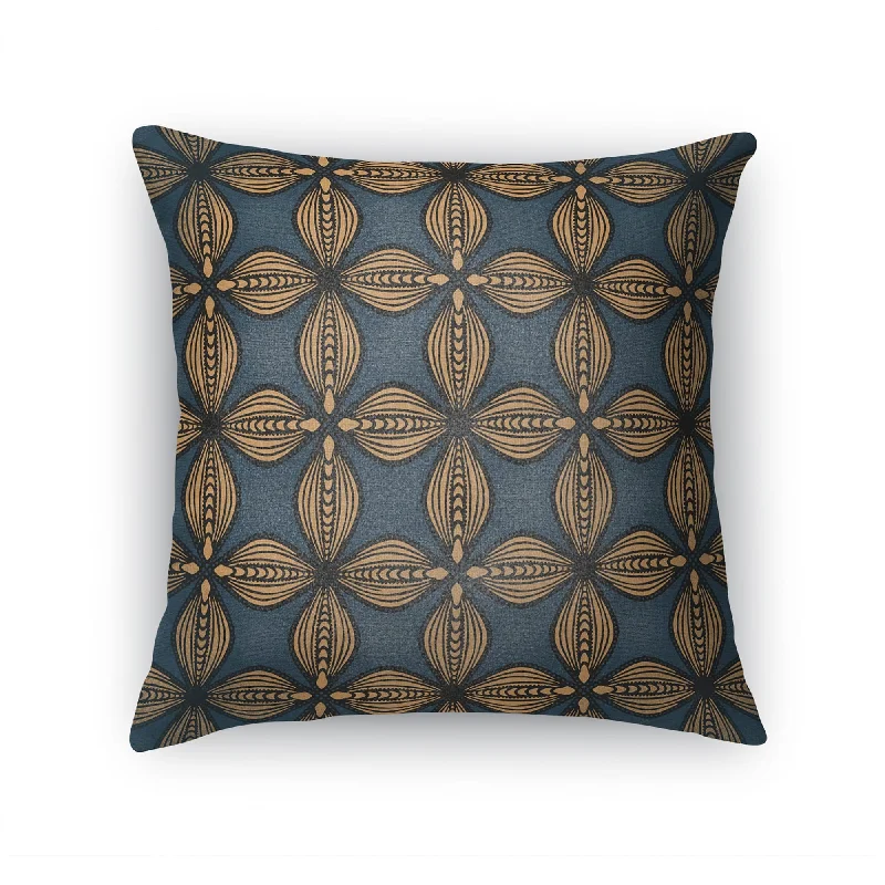 DOGWOOD FLOWER BLUE Accent Pillow By Kavka Designs