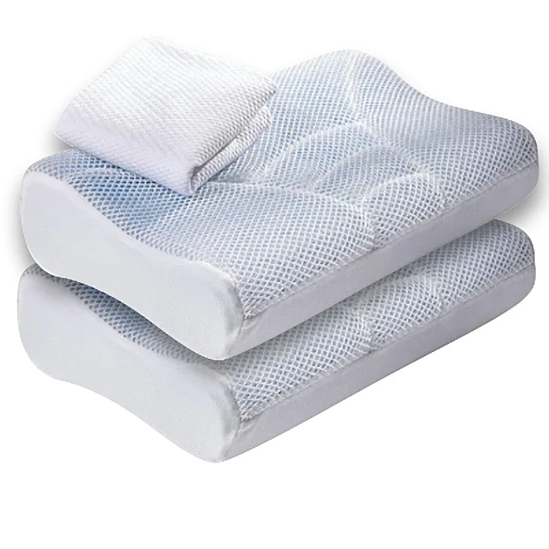 Dr Pillow Cool Air Memory Foam 2 PACK Pillow