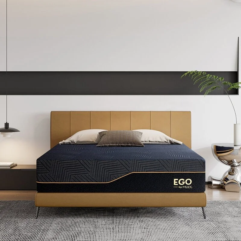 EGOHOME Copper 14 Inch Medium Gel Memory Foam Mattress