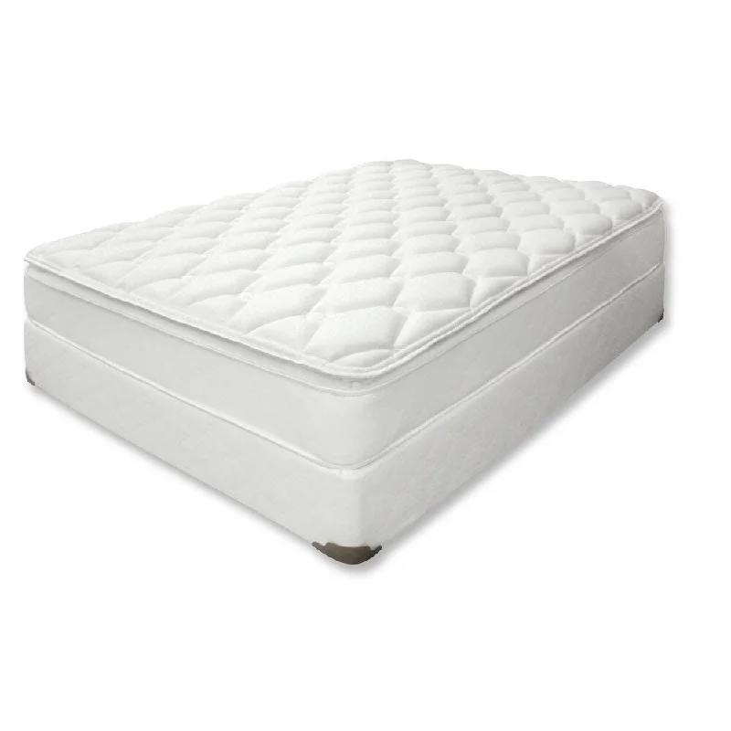 Furniture of America Dreamax 11.5-inch California King-size Pillow Top Innerspring Mattress - White