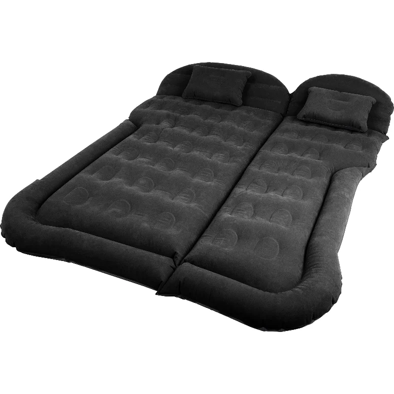 Inflatable Mattress - Car Air Mattress for SUV or Tent with Aux Outlet Pump and 2 Inflatable Pillows by Wakeman Outdoors