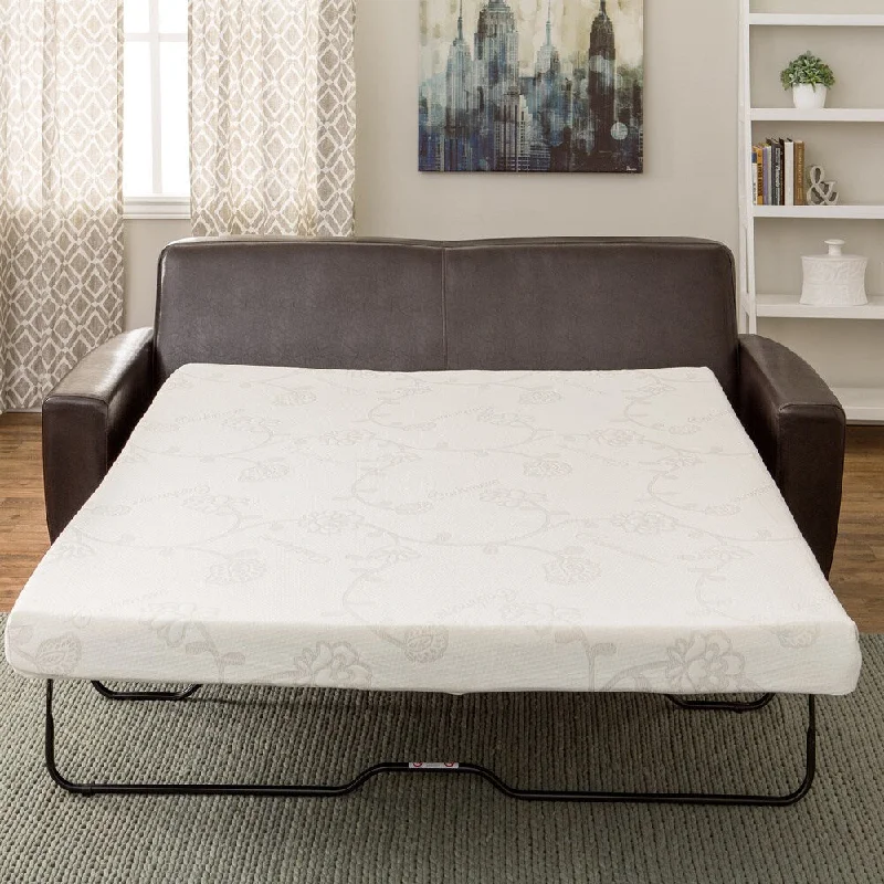 Innerspace 4.5-inch Queen Wide Memory Foam Sofa Sleeper Mattress