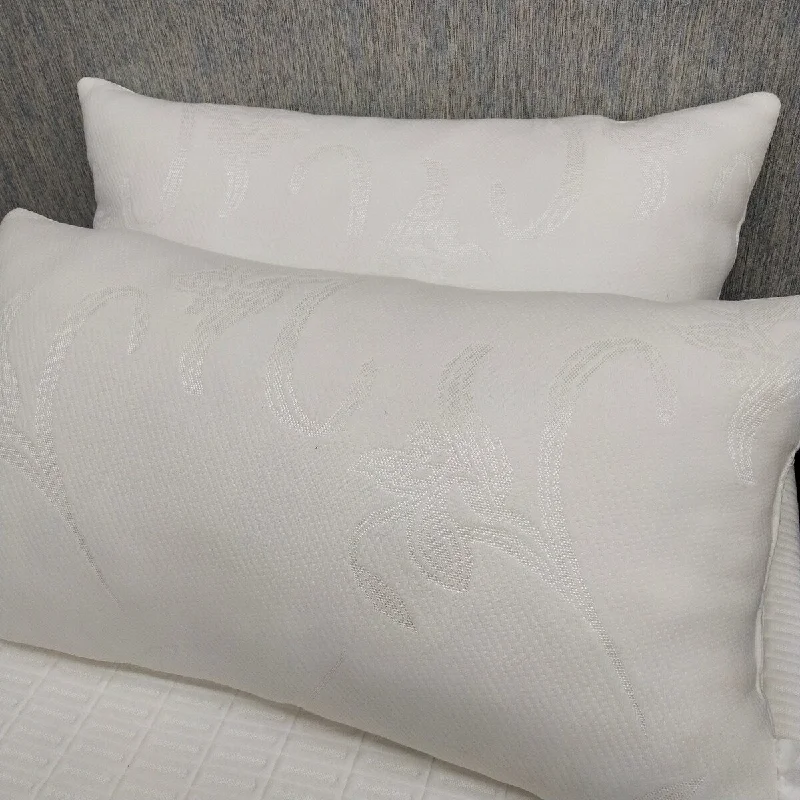 Maison Blanche-Jacquard Memoery Foam Pillow - White