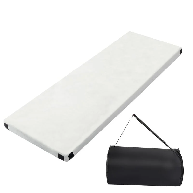 Memory Foam Camping Mattress with Removable Cover & Hangbag