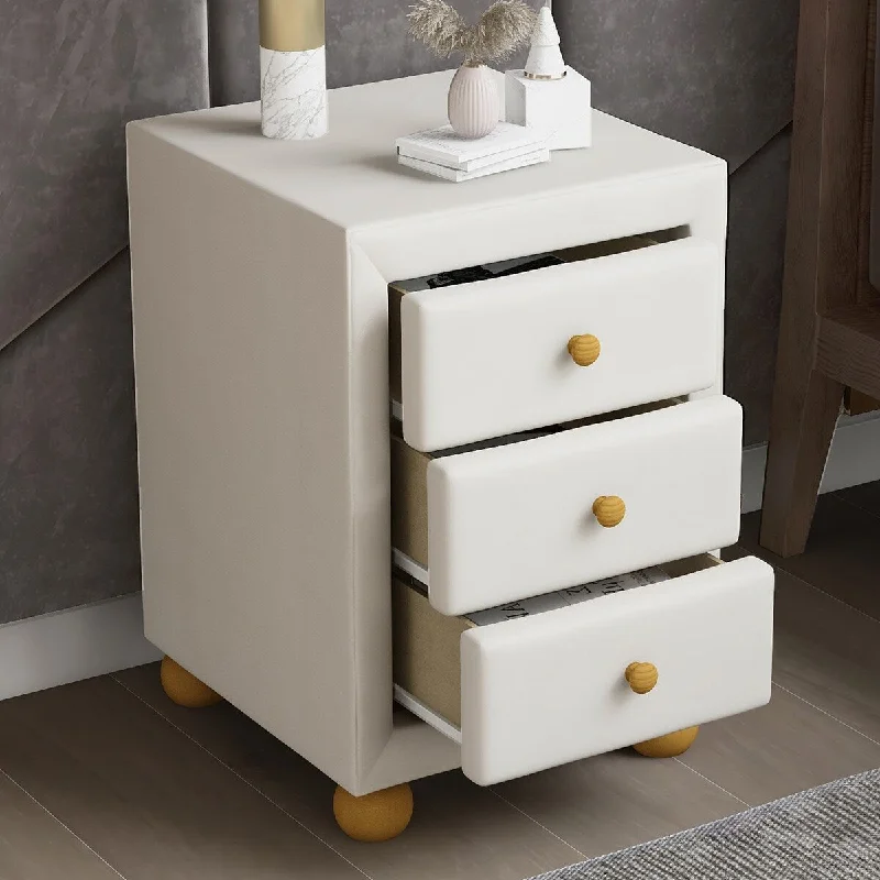 Minda 27'' Tall 3 - Drawer Nightstand