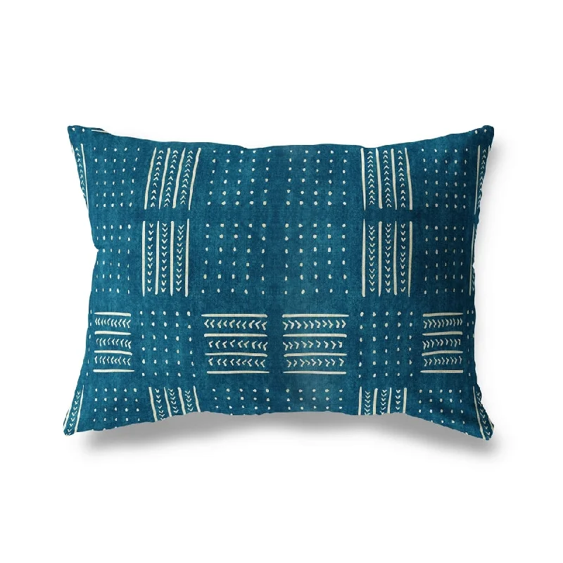 Mud Cloth Lumbar Pillow By Kavka Designs