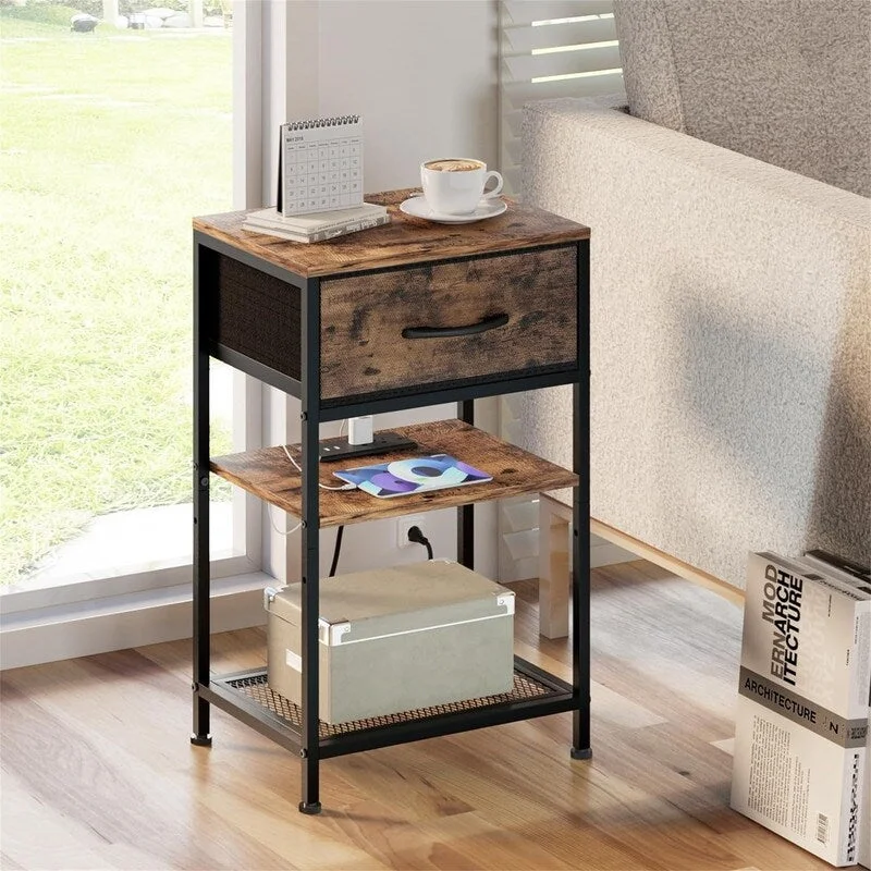 Nightstand with Charging Station