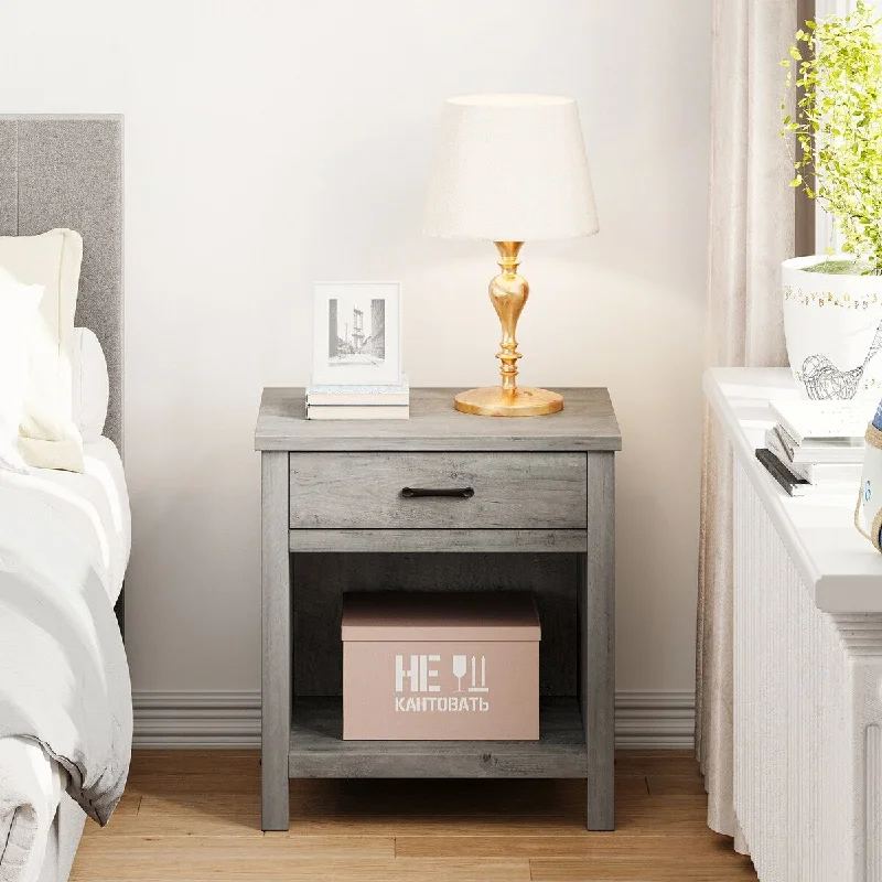 Nightstand with Drawer, Side Tables