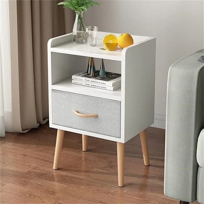 NightStand with Fabric Drawer