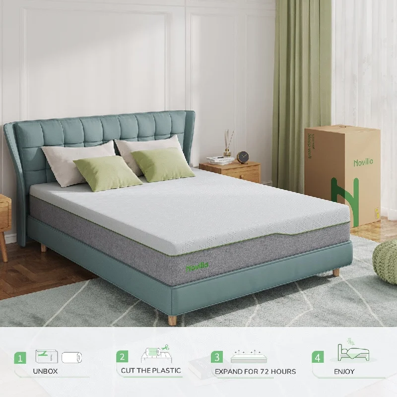 Novilla 12-inch Gel Memory Foam Mattress in a Box