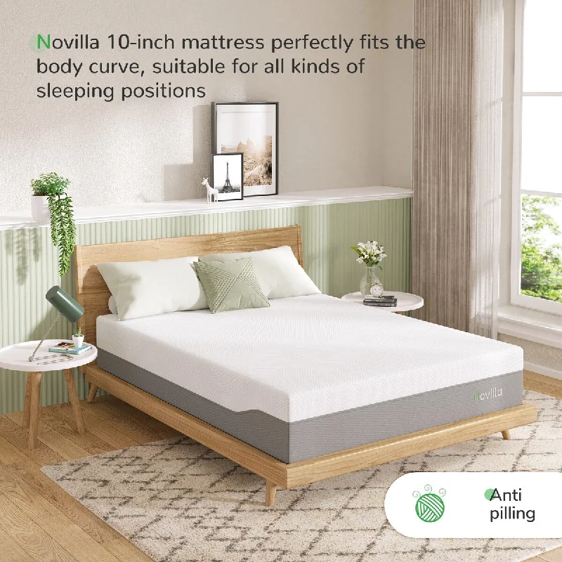 Novilla 12-inch Medium Cooling Gel Memory Foam Mattress