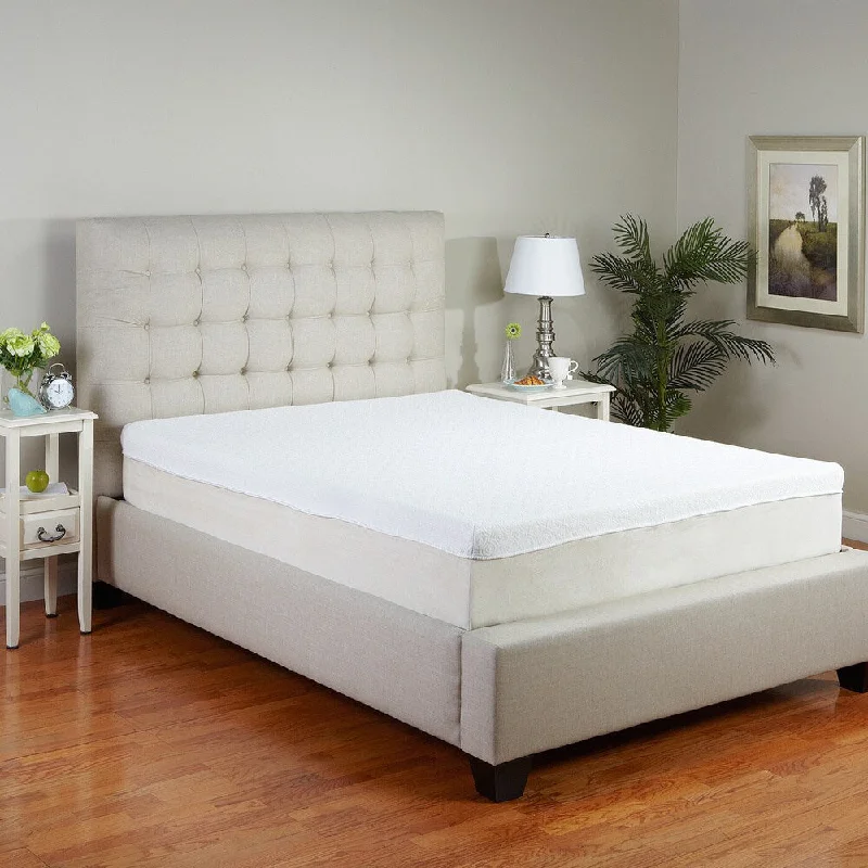 PostureLoft Lucia 11-inch King-size Memory Foam Mattress - White