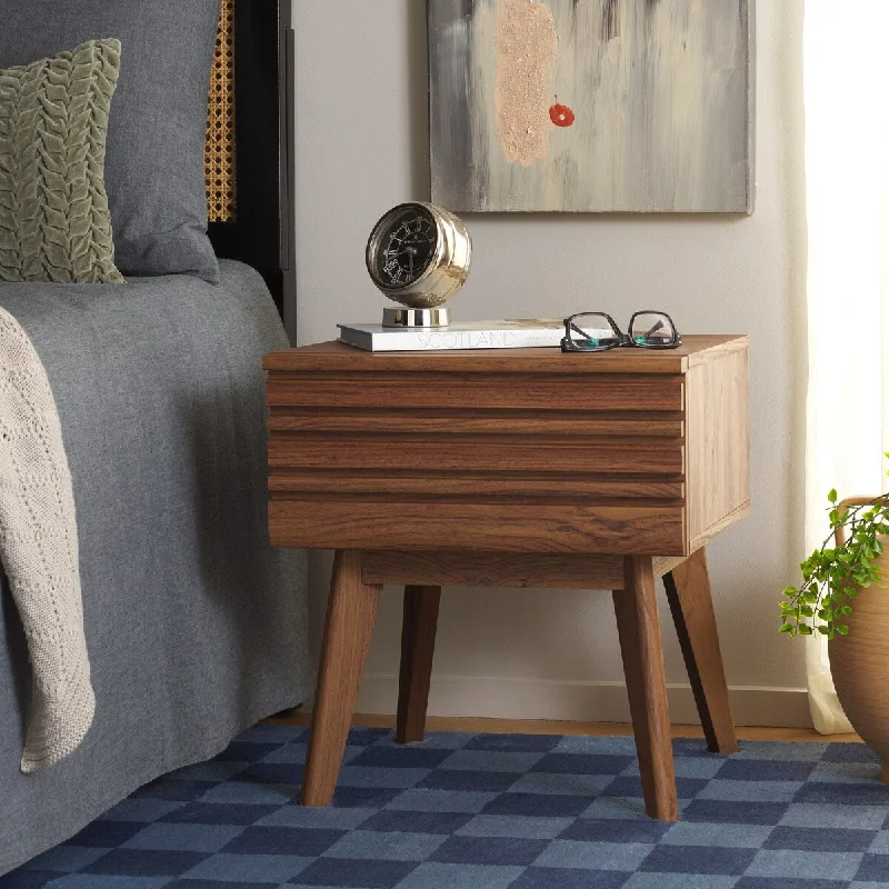 SAFAVIEH Home Esma 1 Drawer Nightstand.