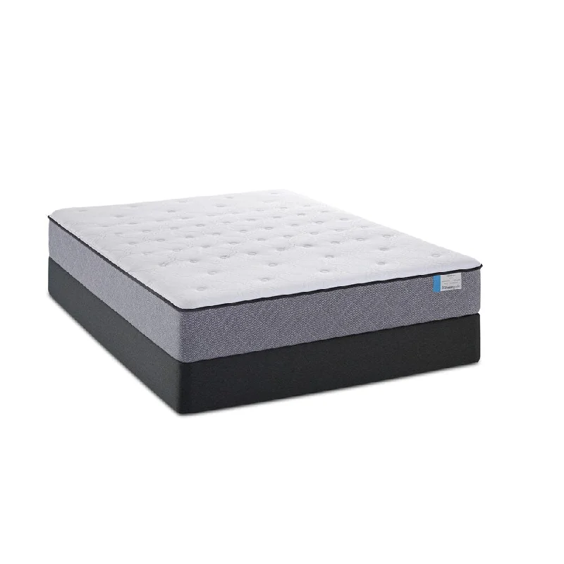 Sealy Posturepedic San Antonio Valley Firm Twin-size Mattress Set - White/Grey/Black