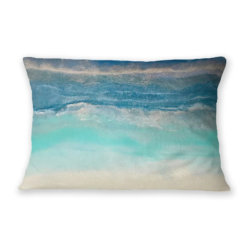 TROPICAL BREEZE Lumbar Pillow By Melissa Renee