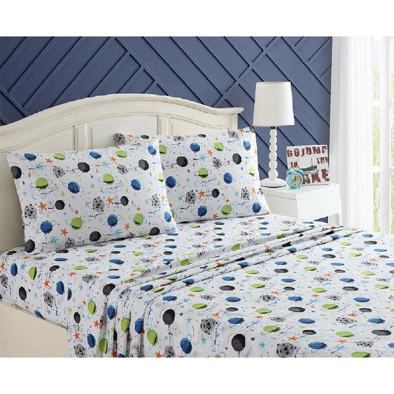 Asher Home Kids Far Out Galaxy Sheet Set