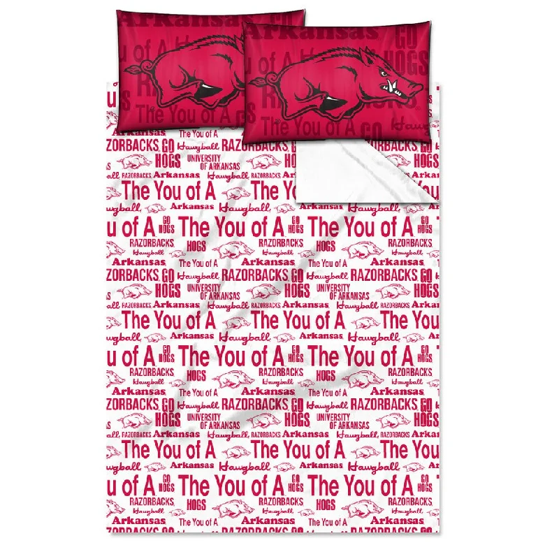 COL 821 Arkansas 'Anthem' Full-size Sheet Set