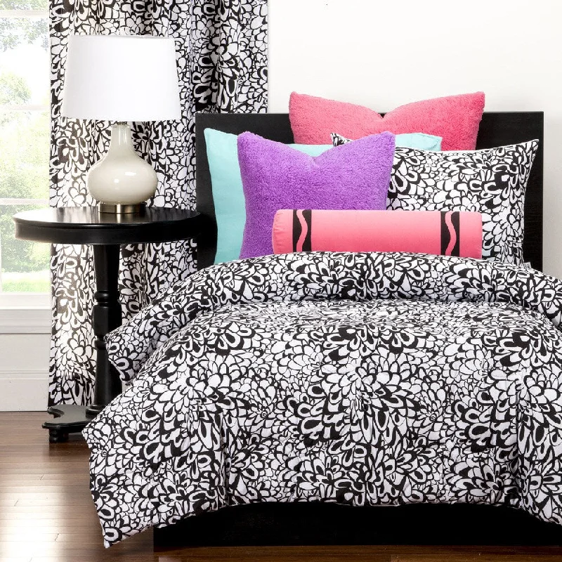 Crayola Graphic Blooms 3-piece Comforter Set