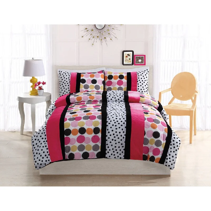 Dani Dot 3-piece Comforter Set - Multi-color