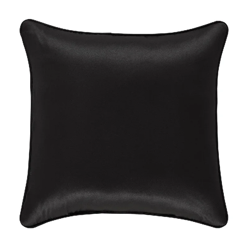 Five Queens Court Abigail Black Euro Sham