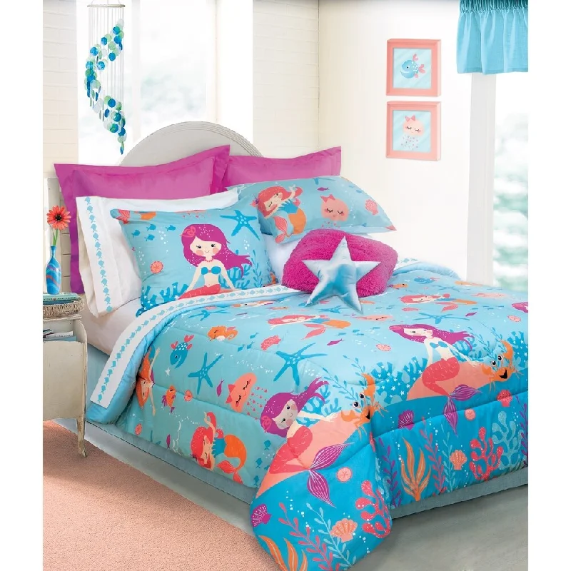 Mermaid 3-piece Comforter Set