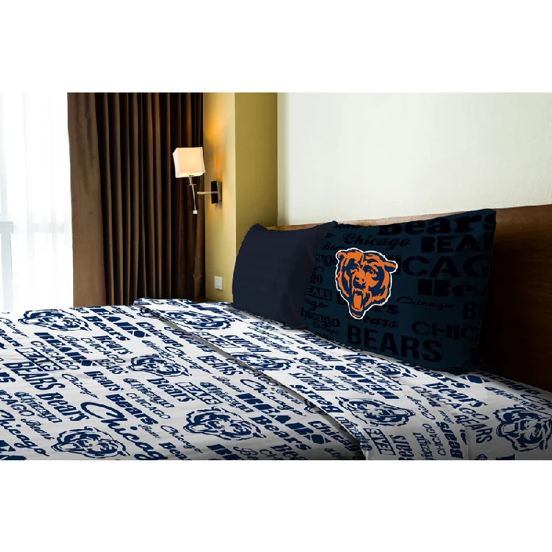 NFL 820 Bears Anthem Twin Sheet Set