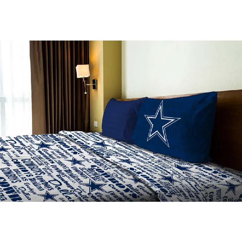 NFL 820 Cowboys Anthem Twin Sheet Set