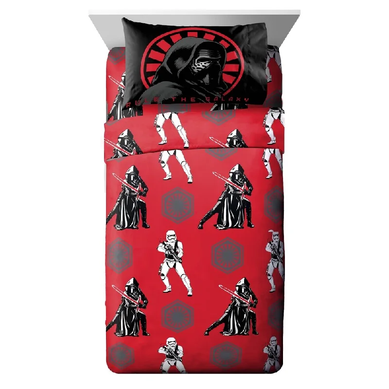 Star Wars Ep7 Rule Galaxy Twin 3 Piece Twin Sheet Set