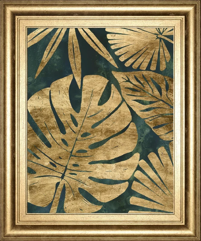 22x26 Emerald Jungle II By June Erica Vess - Light Brown