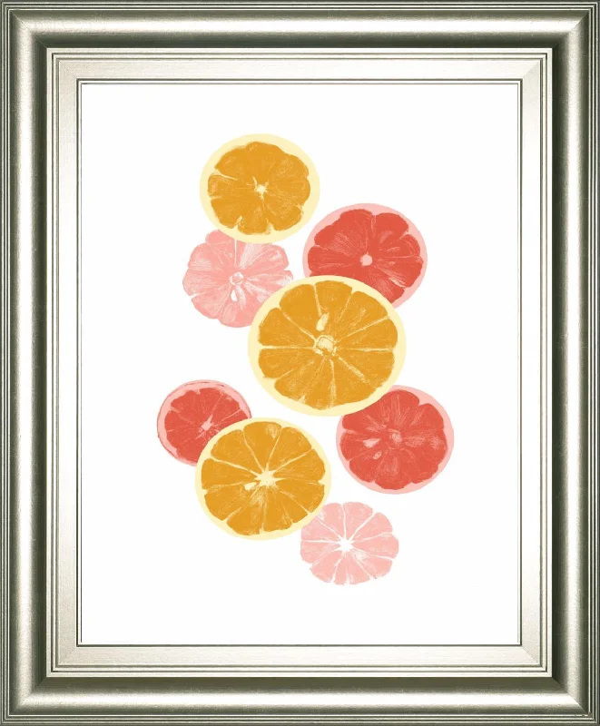 22x26 Festive Fruit I By Emma Caroline - Orange