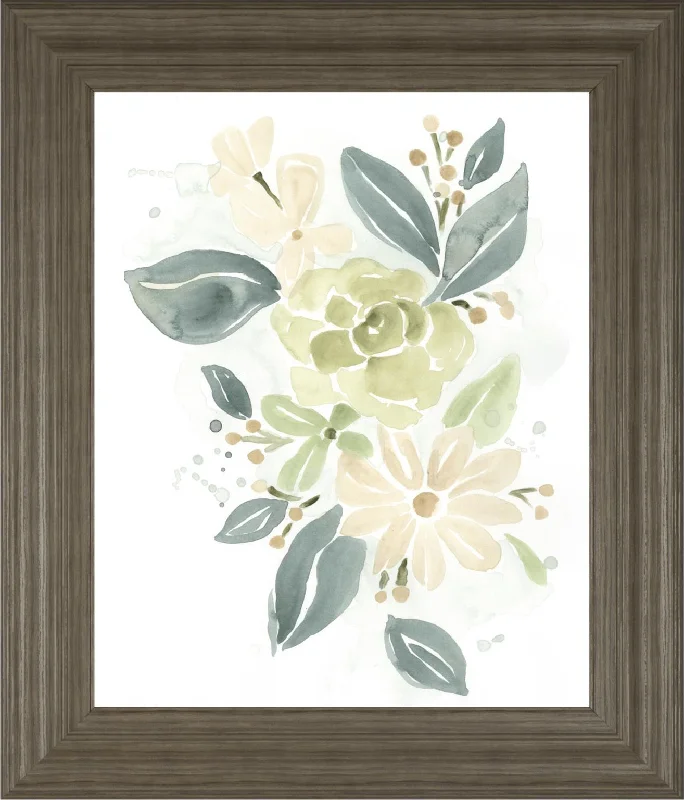 22x26 Spring Greens I By June Erica Vess - Light Blue