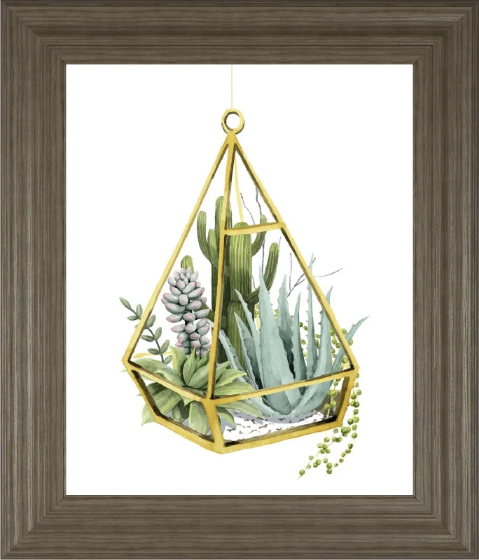 22x26 Wild Terrarium III By Grace Popp - Green