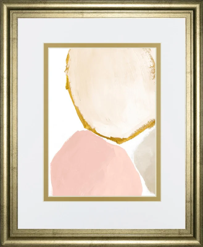 34x40 Blush All Year Round Abstract I By Lanie Loreth - Beige