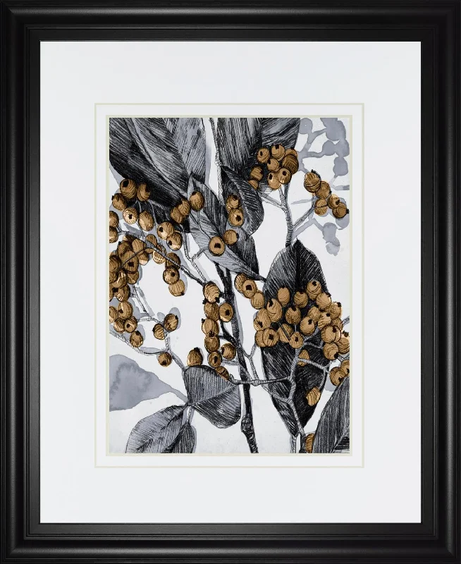 34x40 Holly Shadow II By Emma Caroline - Dark Gray