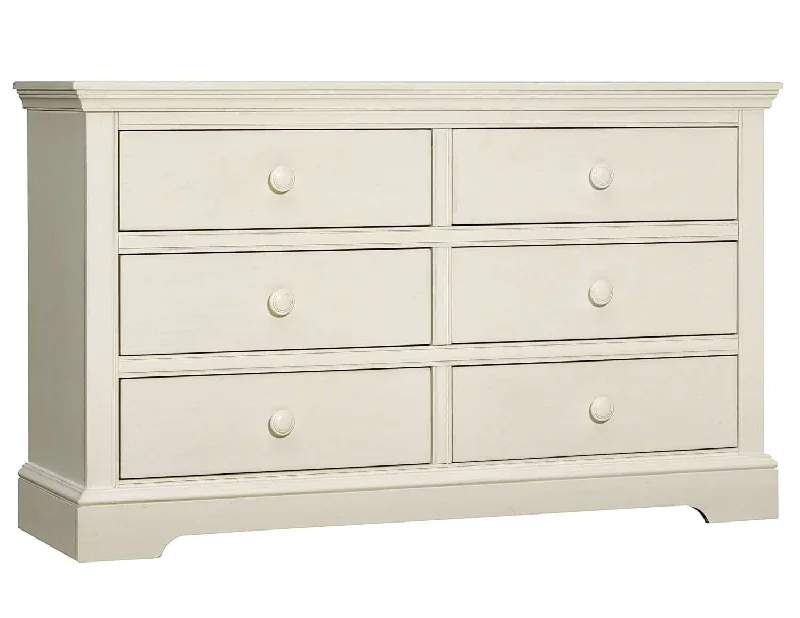 Hanley 6 Drawer Dresser - Chalk