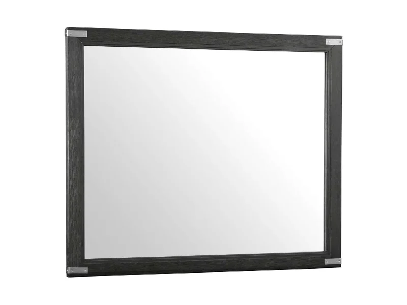 Laguna Dresser Mirror - Weathered Oak, Black