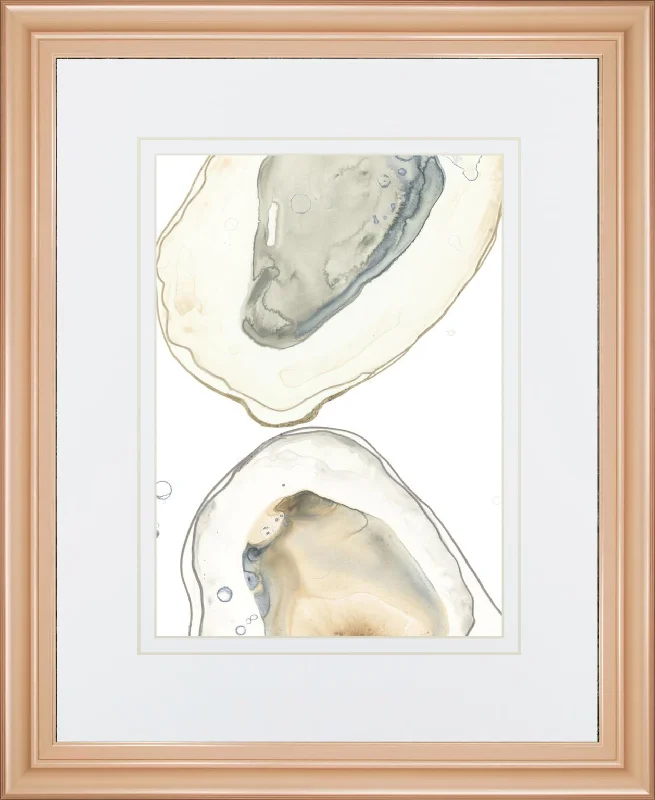 Ocean Oysters II By June Erica Vess - Light Blue