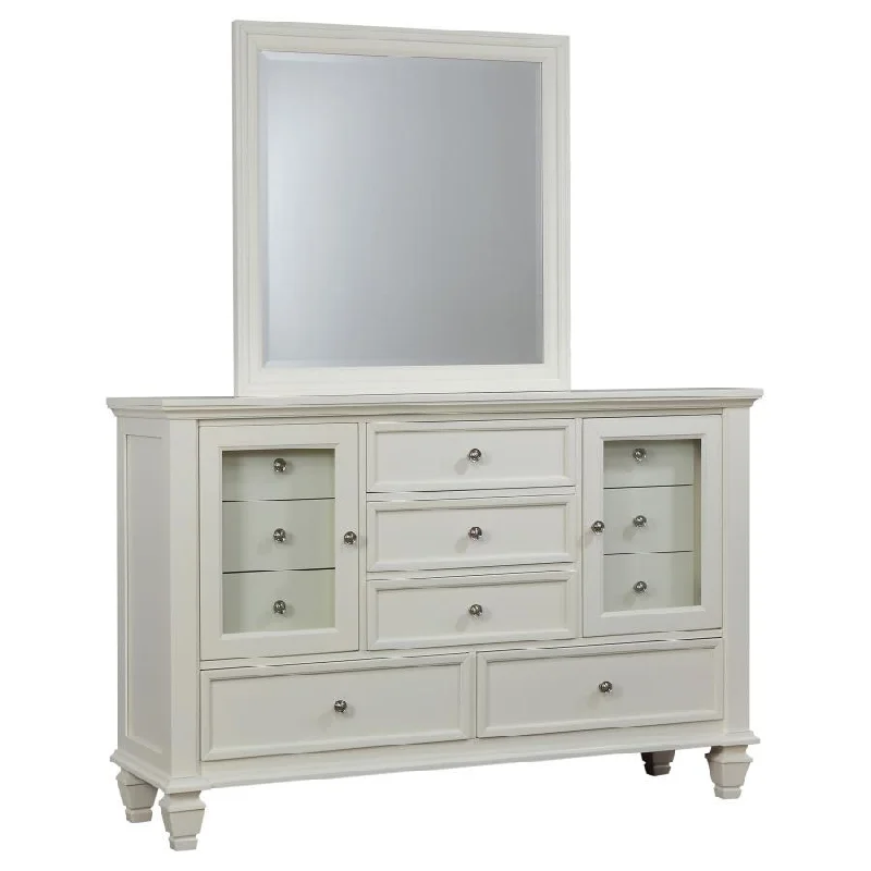 Sandy Beach - 11-drawer Dresser With Mirror