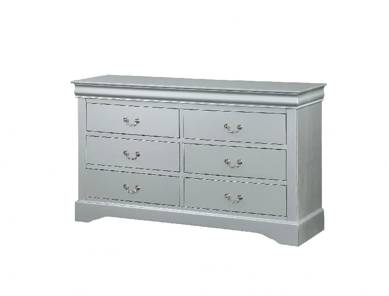 Solid Wood Double Dresser - White