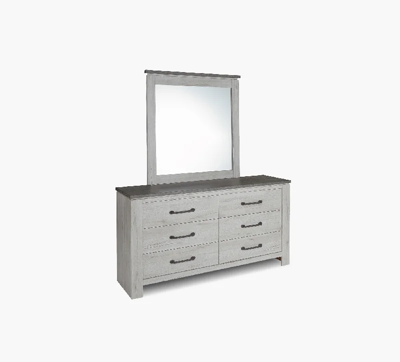 Adorna Two Tone 66" Dresser