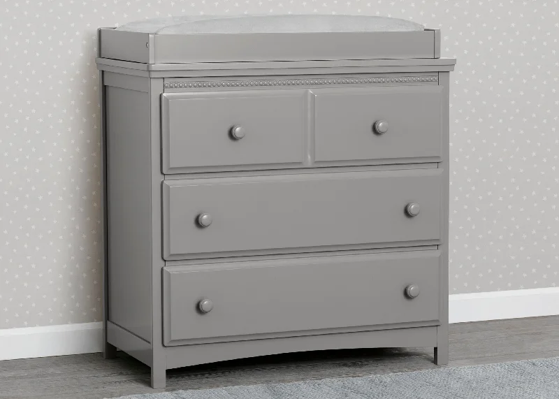 Emerson 3 Drawer Dresser with Changing Top and Interlocking Drawers