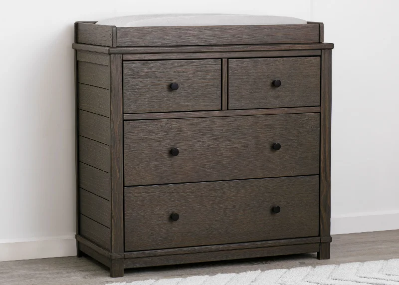 Monterey 4 Drawer Dresser with Changing Top and Interlocking Drawers